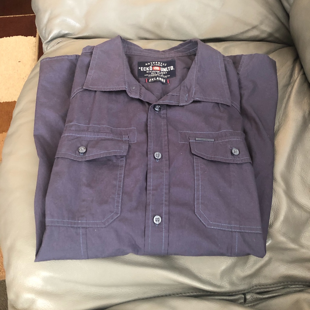 Ecko Unltd Brand SS Button Front Shirt